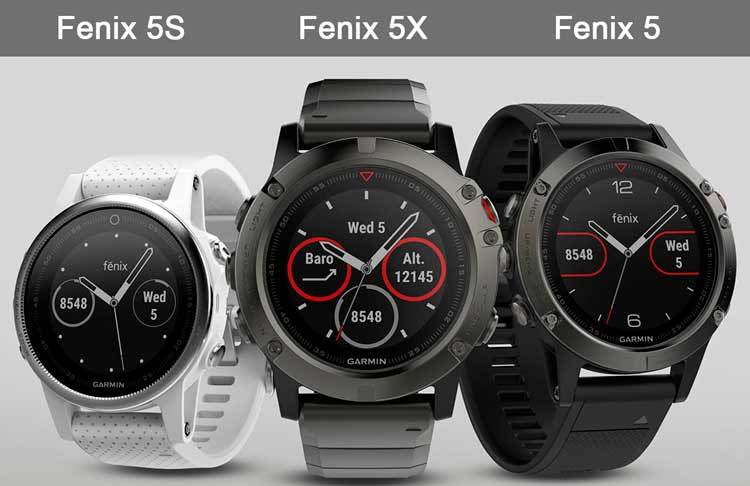 Review of Garmin Fenix 5S 5 5X smartwatches